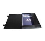 Valisette arts graphiques à poignée Dos 28 mm polypropylène rigide 12/10e - Pour format A3 - Noir