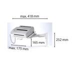 Bras pour téléphone Télévario Office - Gris lumière