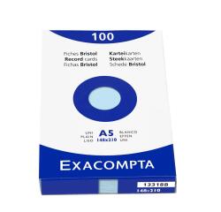 Exacompta, A5 record cards blank