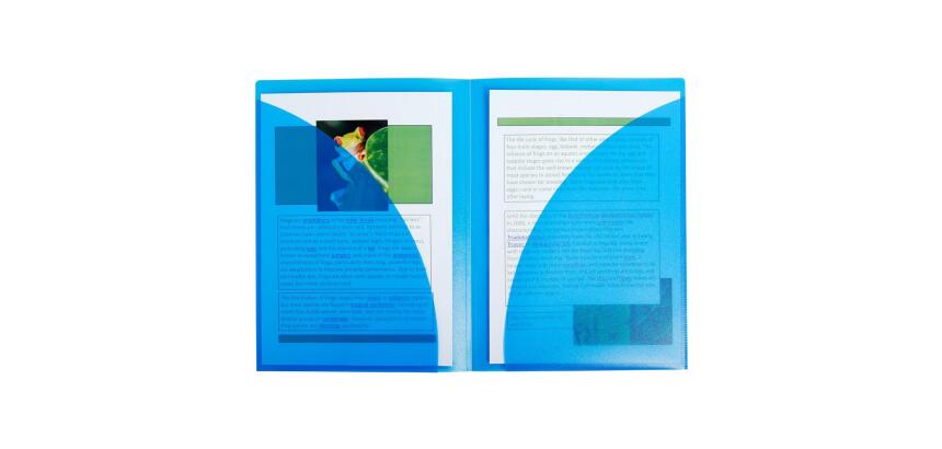 Carpeta Exacompta doble bolsillo polipropileno semi flexible 4/10º - A4xA4