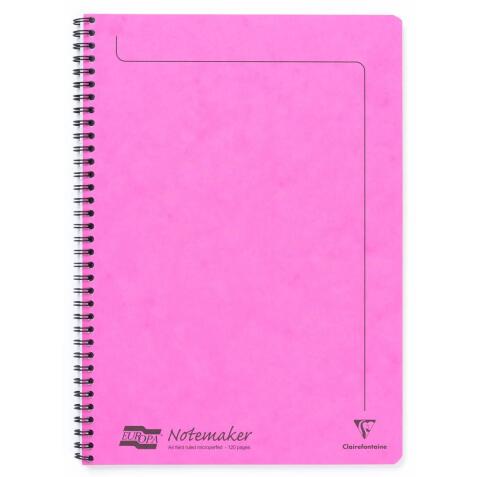 Notemaker Europa cahier reliure intégrale A4 120 pages détachables ligné