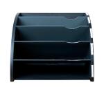 THE CORNER sorter 5comp. black/mousegrey - Black/ Grey