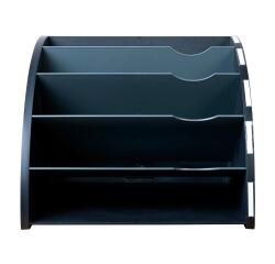 THE CORNER sorter 5comp. black/mousegrey - Black/ Grey