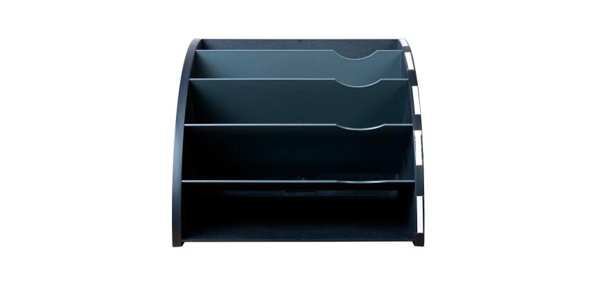 THE CORNER sorter 5comp. black/mousegrey - Black/ Grey