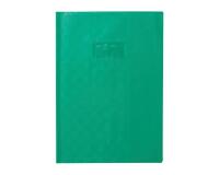 Protège-cahiers grain madras avec rabats marque-pages PVC 22/100ème A4