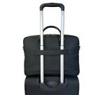Exactive leather Laptop Double Bag black - Black