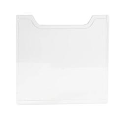 Panel de cubierta de distribuidor folletos de pared - A4 vertical - 0,6 x 23,9 x 23,2 cm - 6x239x232 mm - Cristal