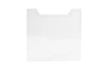 Panel de cubierta de distribuidor folletos de pared - A4 vertical - 0,6 x 23,9 x 23,2 cm - 6x239x232 mm - Cristal
