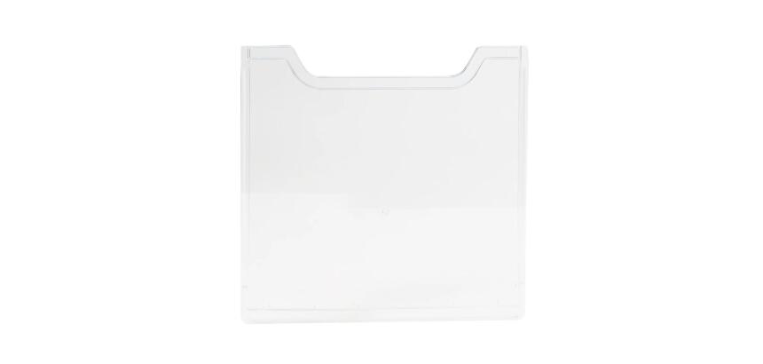 Plaque de recouvrement verticale A4 - Cristal