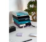 Set de 4 corbeilles à courrier Combo Styli Titane - Couleurs assorties