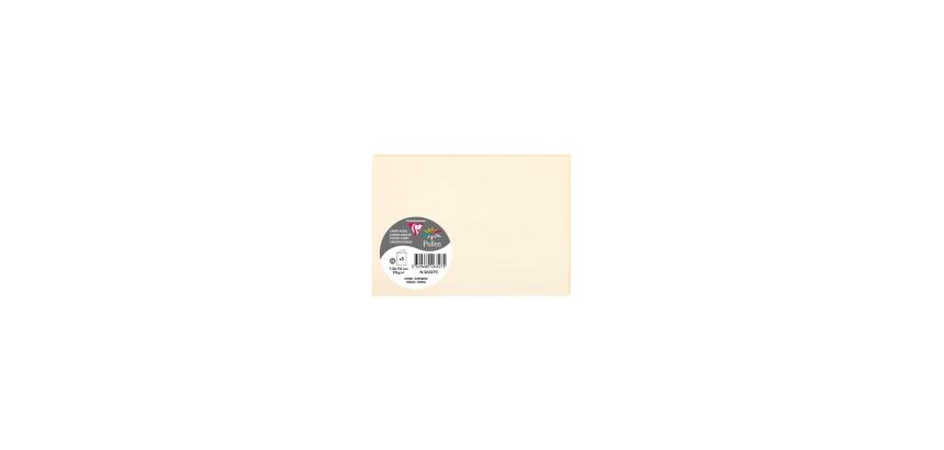 Sachet de 5 cartes pliées Pollen 110x155 210g/m2