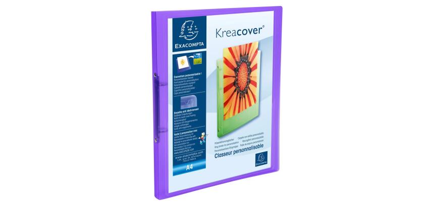 Kreacover Ringband Chromaline PP 5/10de met 2 ringen van 15mm - A4