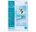 Porte-visuel droit vertical A4 - Cristal