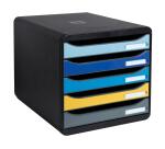 Cassettiera Big Box Plus 5 cassetti Bee Blue - Colori assortiti