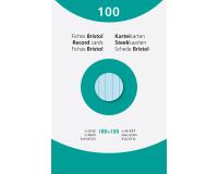 Exacompta Record Cards Pack 100 Blue 100X150 Lined - Sky Blue