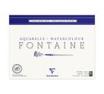 Fontaine bloc collé 4 côtés 25F 30x40cm 300g grain demi-satiné