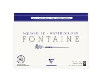 Fontaine bloc collé 4 côtés 25F 30x40cm 300g grain demi-satiné