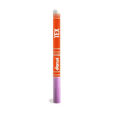 DARWI Marqueur Peinture Textile Pointe Conique Fine 1mm - Lilas