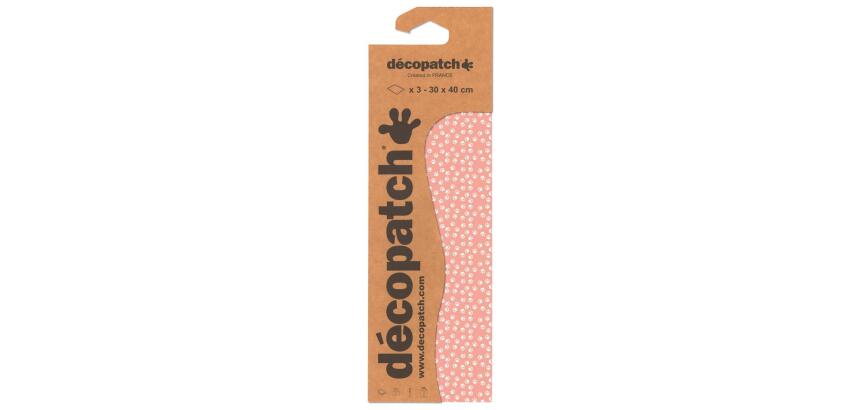Pochette 3 Feuilles Identiques Ref 886 - Rose