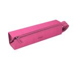 Rhodiarama trousse plumier simili cuir italien 23x5x5 cm - Fuchsia