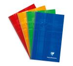 Carnet brochure rembordée rigide 11x17 cm 192 pages petits carreaux - Assortis