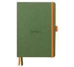 Rhodiarama Goalbook souple A5 240 pages dot papier ivoire 90g - Sauge
