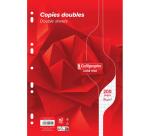 Copies doubles 7000 sous film A4 200 pages perforées grands carreaux 70 g