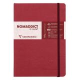 Clairefontaine Nomaddict My Essential Notebook - A5 - Lined - 90gsm - Red