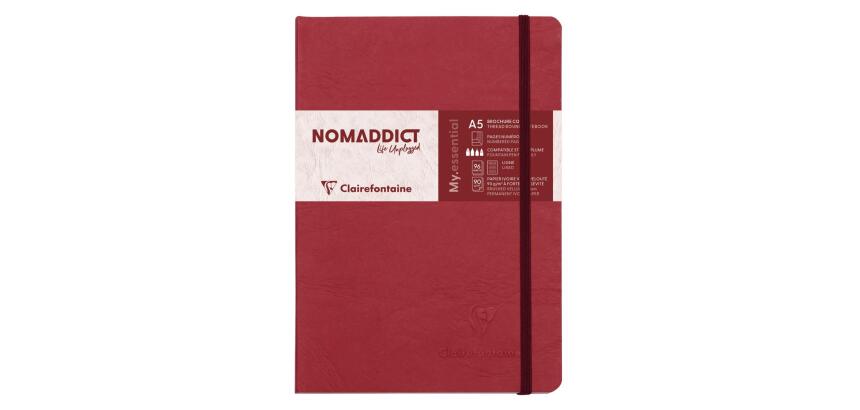 Clairefontaine Nomaddict My Essential Notebook - A5 - Lined - 90gsm