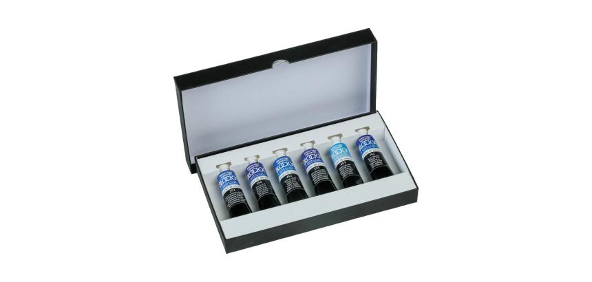 Aquarelles Set 6x15ml - Bleu tube