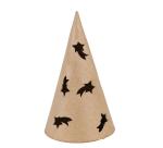 Bougeoir sapin avec étoiles filantes - Kraft