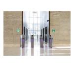 Panneau PVC adhésif antidérapant évacuation droite 20x20 cm - Vert