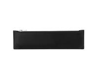 Trousse stylo en cuir, petit modèle - Noir