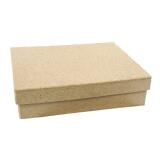 Boîte rectangle 12x9x3,5cm - Kraft