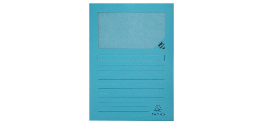 Exacompta Forever Recycled Window Folder, A4 (Pack 100)