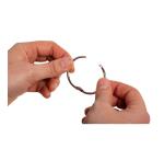 Paquet de 50 Flashcards sous film + anneau - bristol dots perforé - Format A6