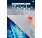 Pergamine bloc collé papier cristal 30F 24x32cm 45g