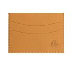 Porte-cartes horizontal avec poches centrales Denim - Moutarde