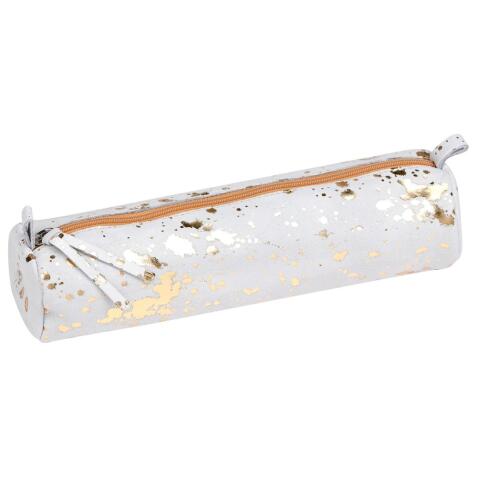 COSMICUIR DAIM Trousse ronde Ø5,5x22cm - Doré