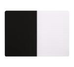 Cahier piqué Rhodia Classic 21x29,7 cm 96 pages ligné non détachables 80g - Noir