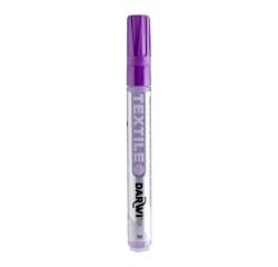 DARWI Marqueur Peinture Textile Opaque Pointe Conique Fine 2mm - Violet