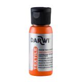 DARWI Flacon de 50 ml de Peinture Textile Opaque - Orange