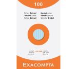 Fichas de cartulina bristol 205 g/m2 - Rayado - 125x200 mm - Colores surtidos