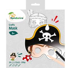 Graffy Pop Mask, Garçon - Gris