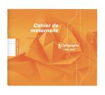 Cahier Maternelles piqué à l'italienne 7000 17x14,7 cm 24 pages DL 5mm 70 g - Orange