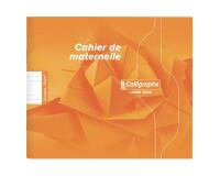 Cahier Maternelles piqué à l'italienne 7000 17x14,7 cm 24 pages DL 5mm 70 g - Orange