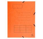 Chemise à élastique Imprimée 3 rabats carte lustrée 355gm2 - A4 - Couleurs assorties