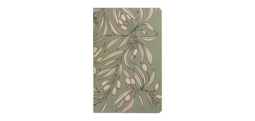 Jardin des Sens, Carnet cousu fil 11x17cm, 64 pages, ligné, ass.