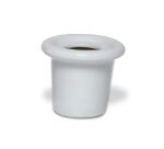 Encrier porcelaine rond - blanc
