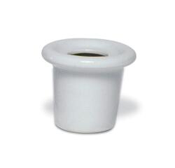 Encrier porcelaine rond - blanc